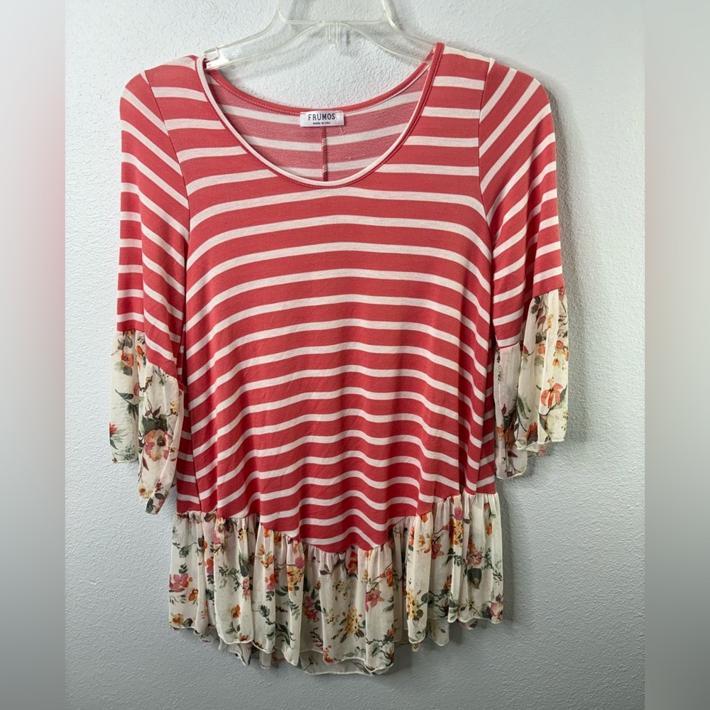 Frumos 3/4 Sleeve Blouse Size 2X NWOT